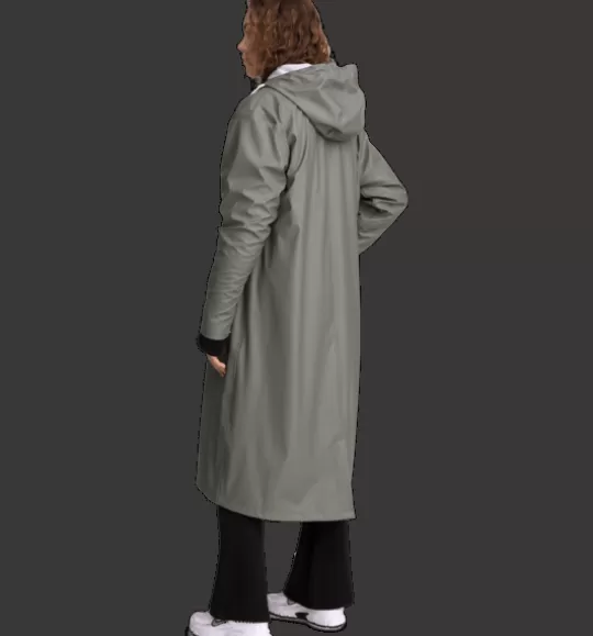 Everest Outdoor W Rain Coat Long